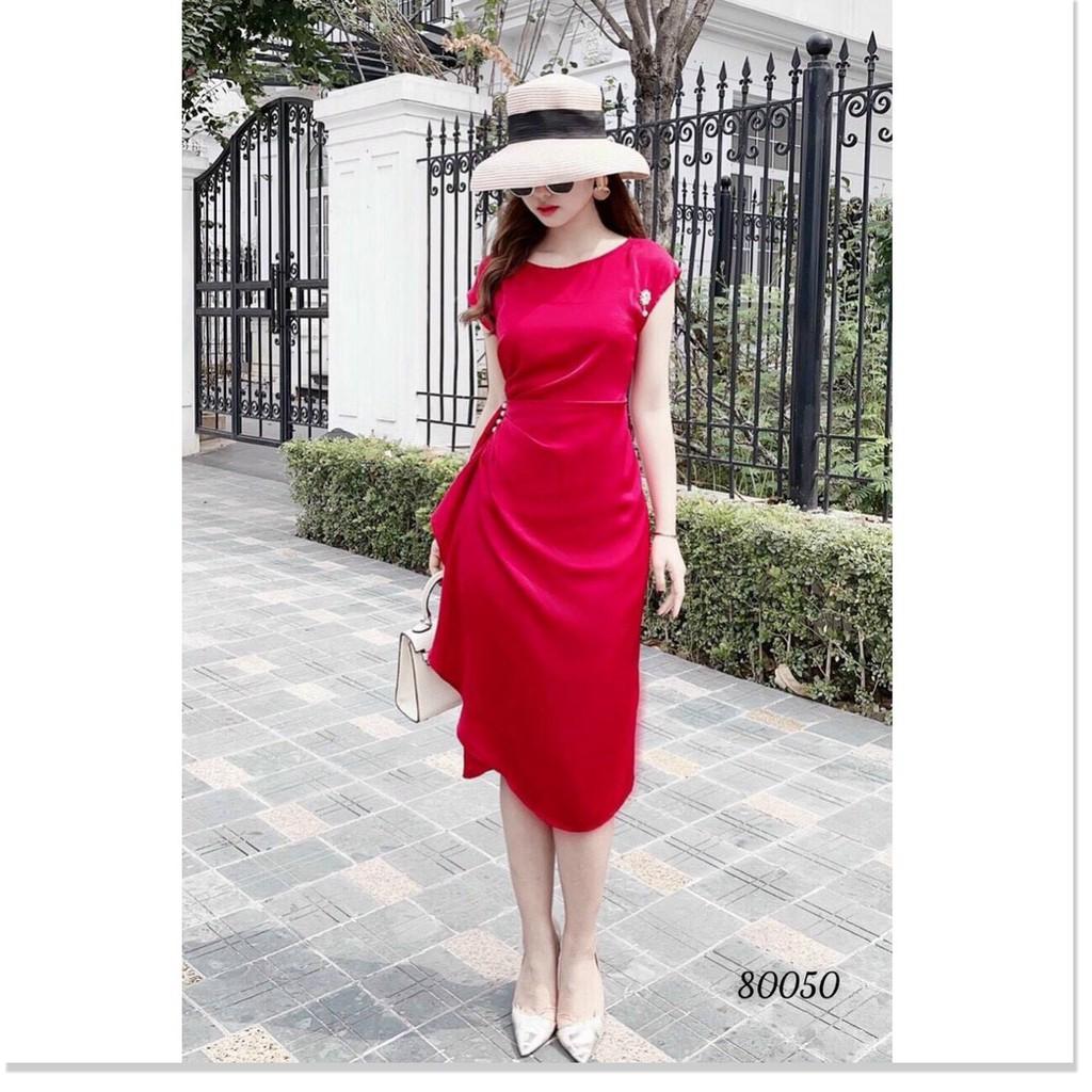 ĐẦM KÈM PHỤ KIỆN SIÊU XINH,THIẾT KẾ HỌA TIẾT TRƠN