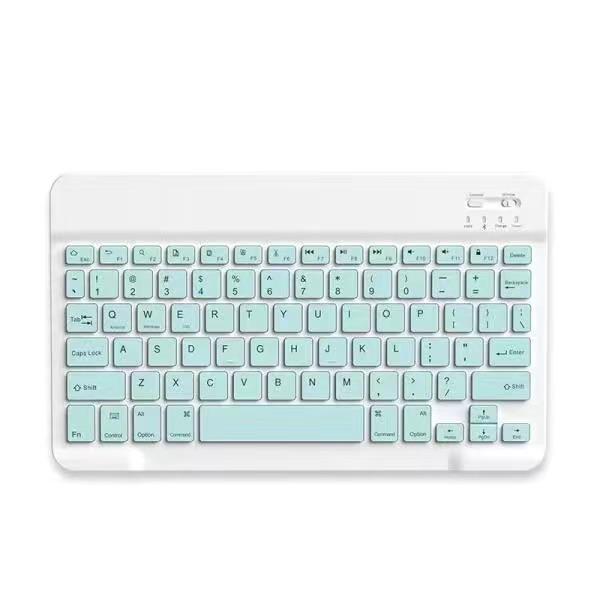78 Phím Bàn Phím Không Dây Bộ Sạc Hỗn Hợp Roud Keycap Màu Kẹo Cho Laptop Notebook PC Bluetooth Bàn Phím Và Chuột