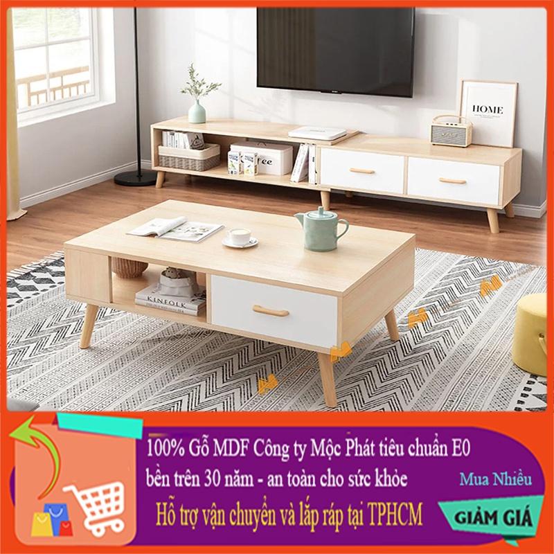 Made in VN Kệ để tivi phòng khách phong cách hiện đại gỗ mdf 17mm công ty Mộc Phát độ bền trên 30 năm