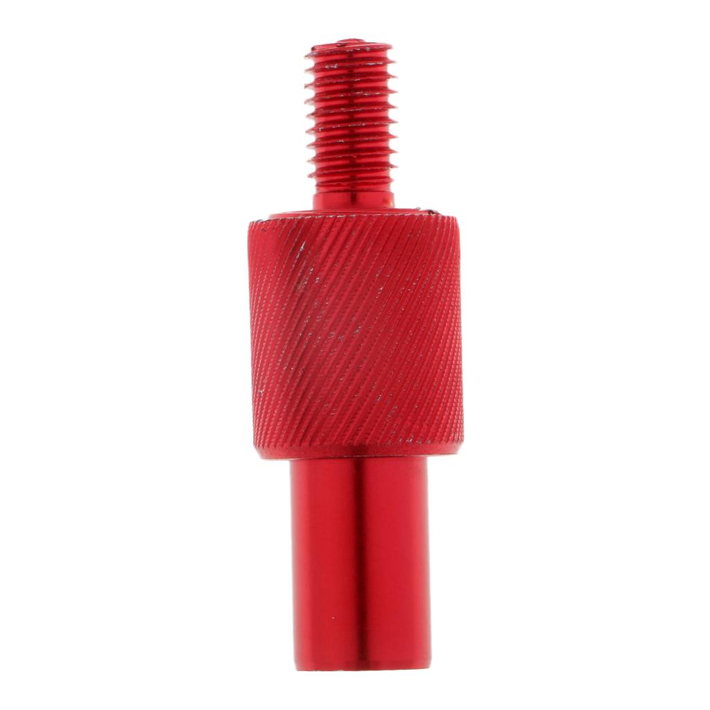 Fishing Landing Net Connector Fishing Rod Thread Quick Release Adapter Red