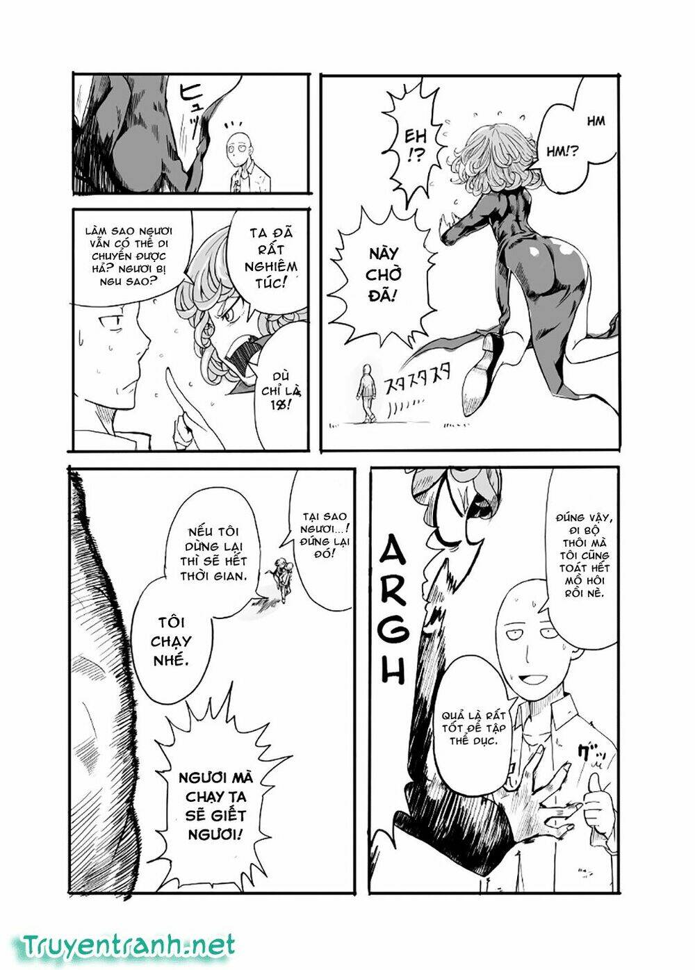 trận chiến giữa saitama và bão kinh hoàng chapter 1 19