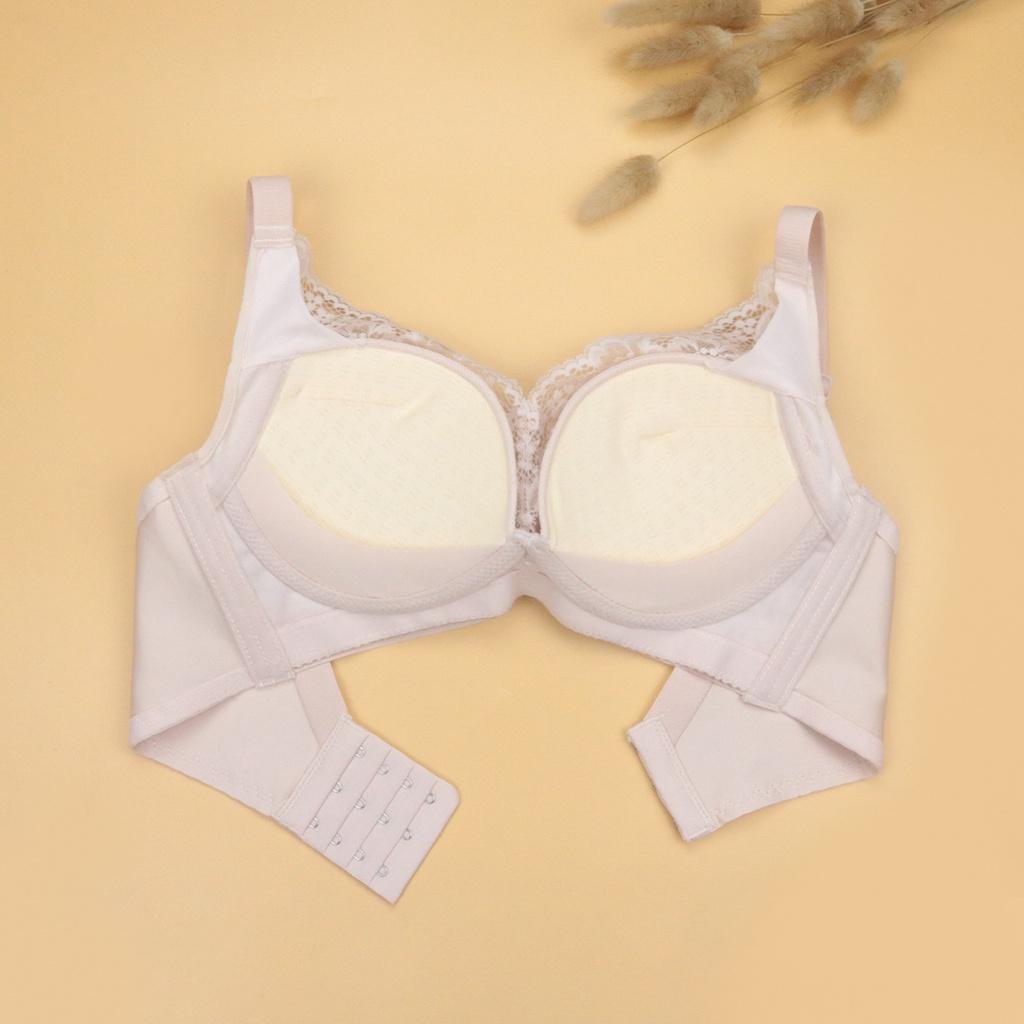 Áo Lót Nâng Ngực Nữ Không Gọng Bra Đệm Mút Mềm Dày LUPERI LUAL860 Bản 3 Móc Chắc Chắn Phối Ren Cho Người Ngực Vừa Và Nhỏ