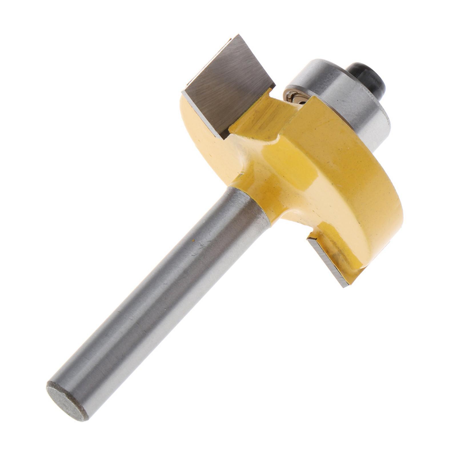 3/8" Diameter X 2" Height T-Slot Router Bit - 1/4" Shank Woodwork Tool