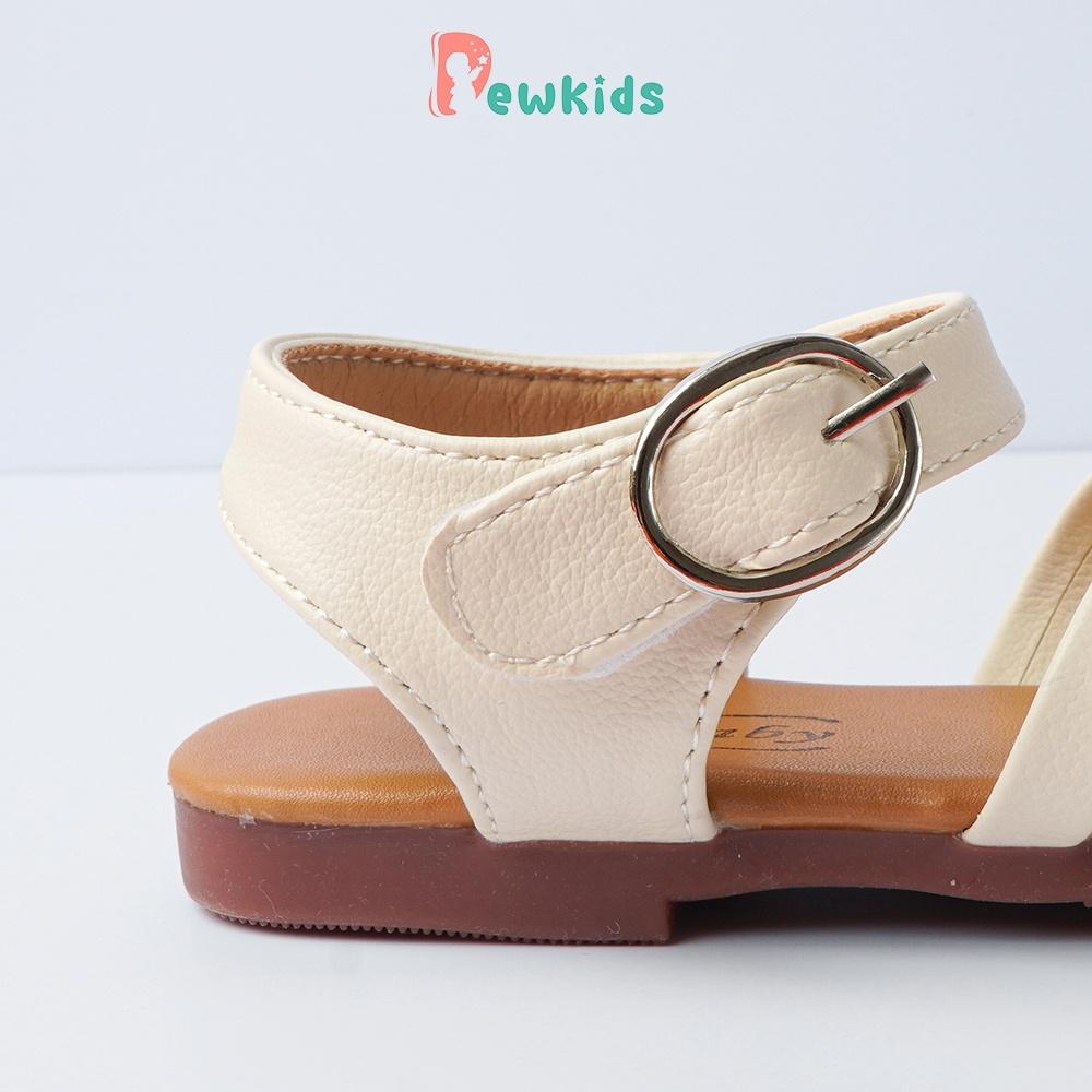 Sandal cho bé Dewkids thiết kế dây đan chéo thoáng khí, chất liệu da mềm mại - TD012