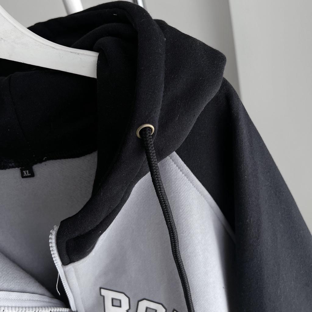 Áo Khoác Nỉ BORD , áo khoác hoodie trùm đầu phong cách Hàn Quốc chất liệu nỉ cao cấp dày dặn cá tính