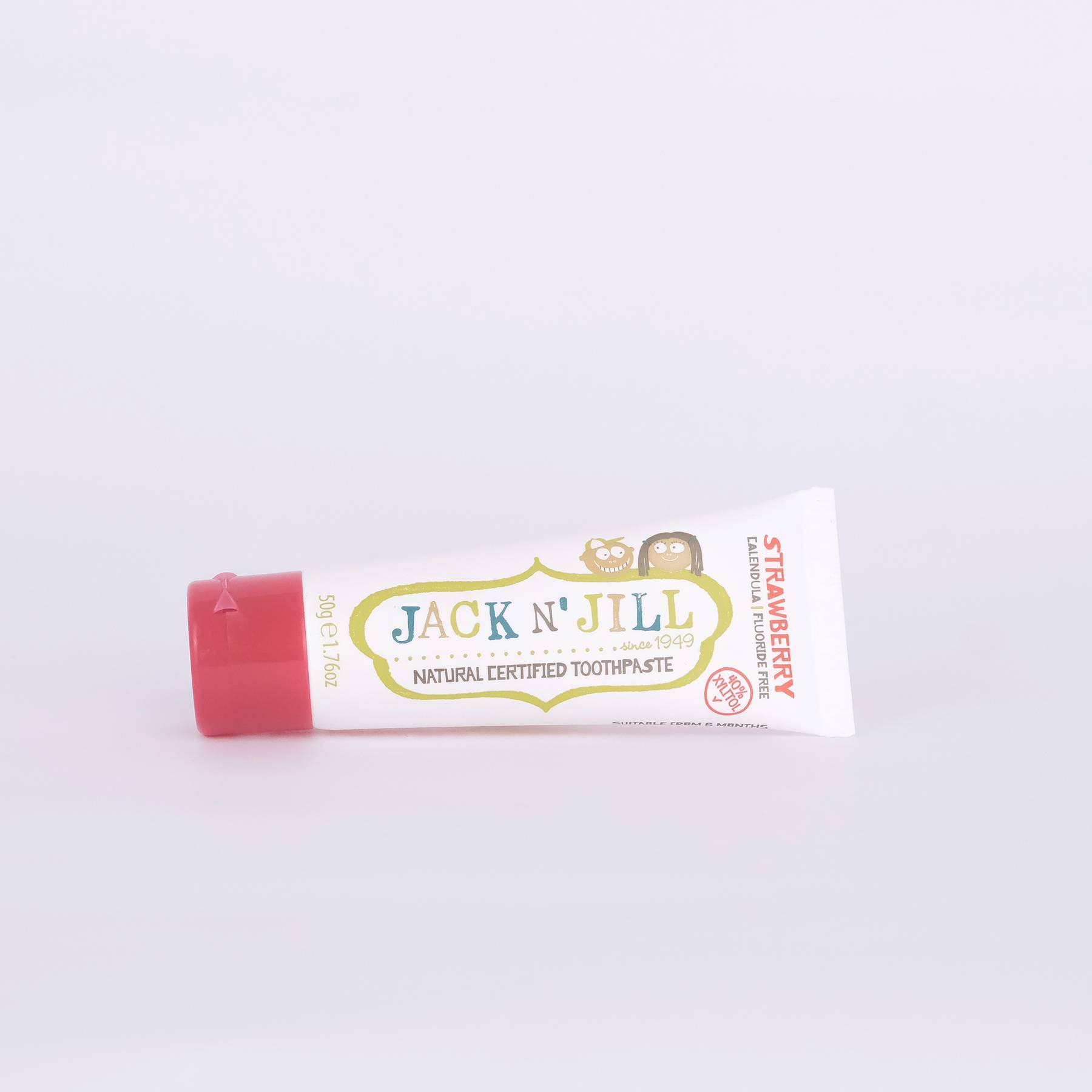 Kem đánh răng hữu cơ cho bé Jack N' Jill 50G - Vị dâu (Từ 6 tháng)
