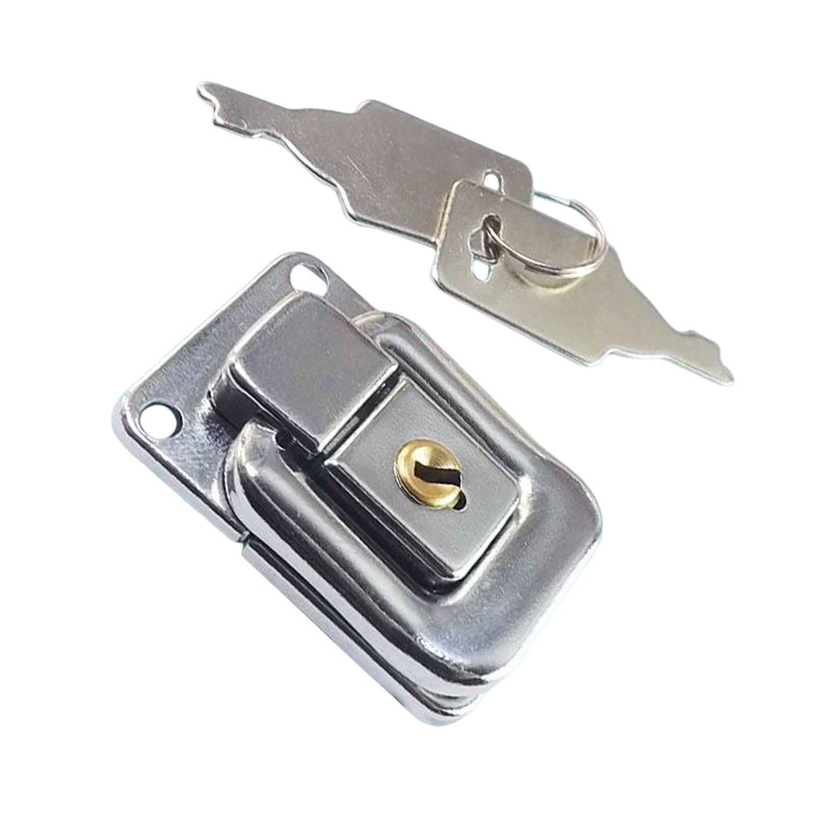 Wooden Tool Jewelry Box Lock Boxes Hardware Accessory