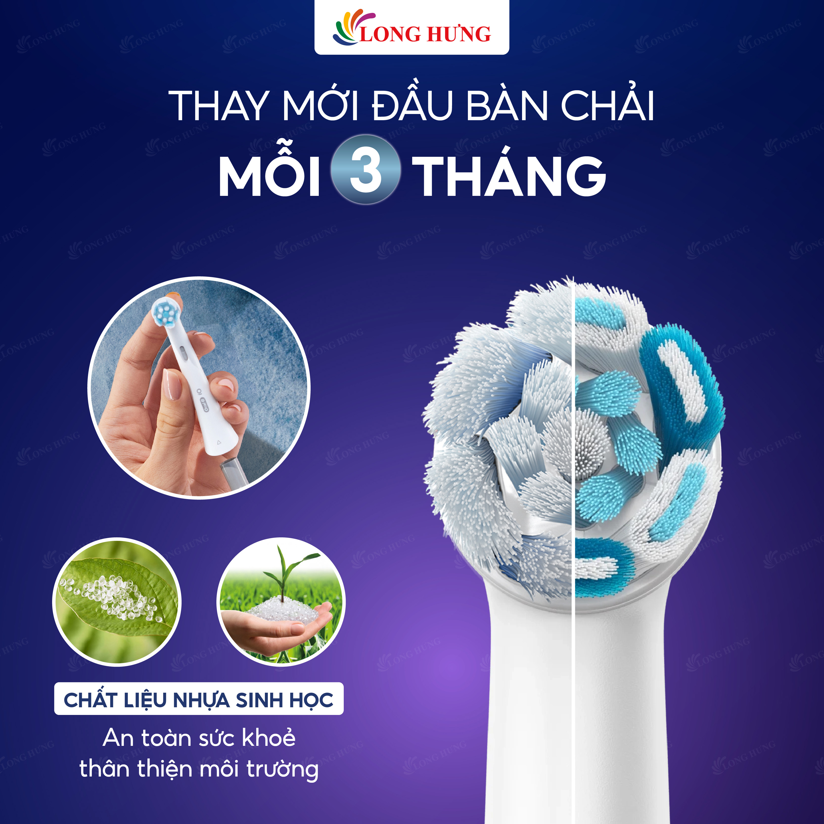 Đầu bàn chải điện Oral-B iO Series Ultimate Clean - Hàng chính hãng