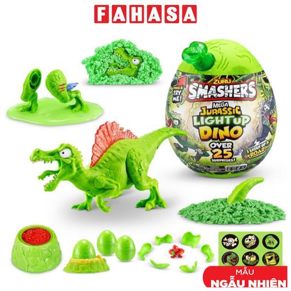 Đồ Chơi Trứng Khủng Long Jurassic Phát Sáng Bí Ẩn Smashers 74108 - Series 1 - Cỡ Lớn