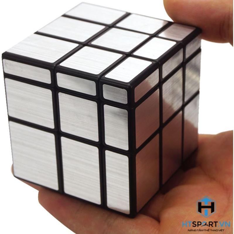 RuBik Tráng Gương Bạc, Rubik 3x3 Lập Phương Viền Đen - Phát Triễn IQ Cao Cấp