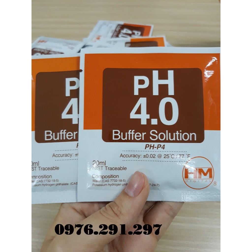 Combo 5 gói dung dịch hiệu chuẩn PH4 - Mỹ