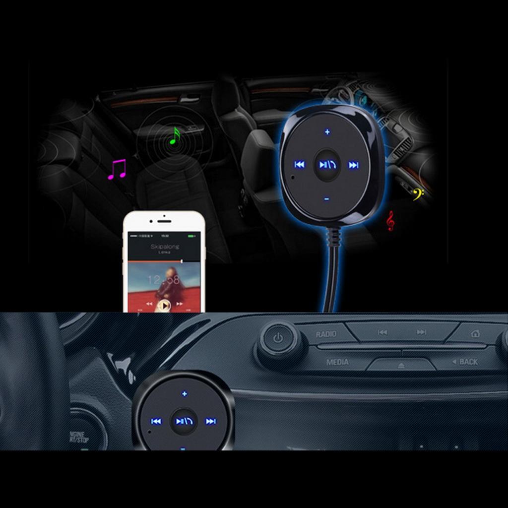 3.5mm Wireless Car Bluetooth AUX Adapter Audio Receiver USB Charger Kit