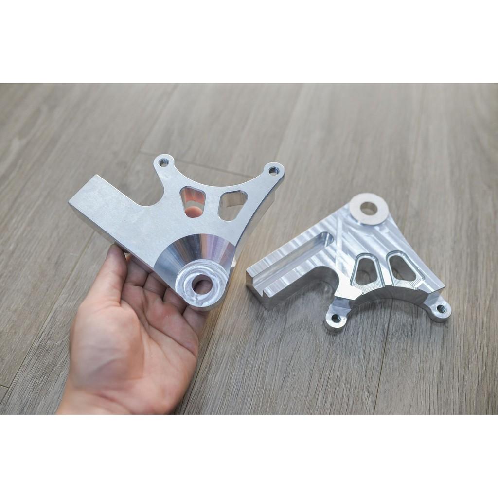 PAD PHANH DÀNH CHO YAMAHA R15V3/ MT15/ XSR155 đĩa sau 2pits đối xứng. Pad phanh CNC Nguyên Khối