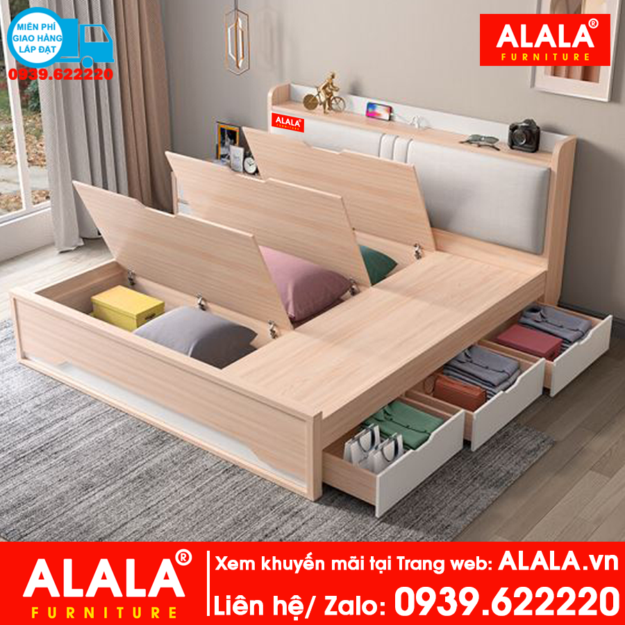 Giường ngủ ALALA14 cao cấp - Thương hiệu ALALA