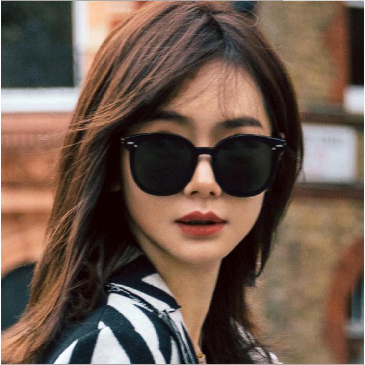 Kính râm kính mát gọng vuông kiểu mắt mèo thời trang Hàn Quốc cổ điển bảo vệ chống tia UV