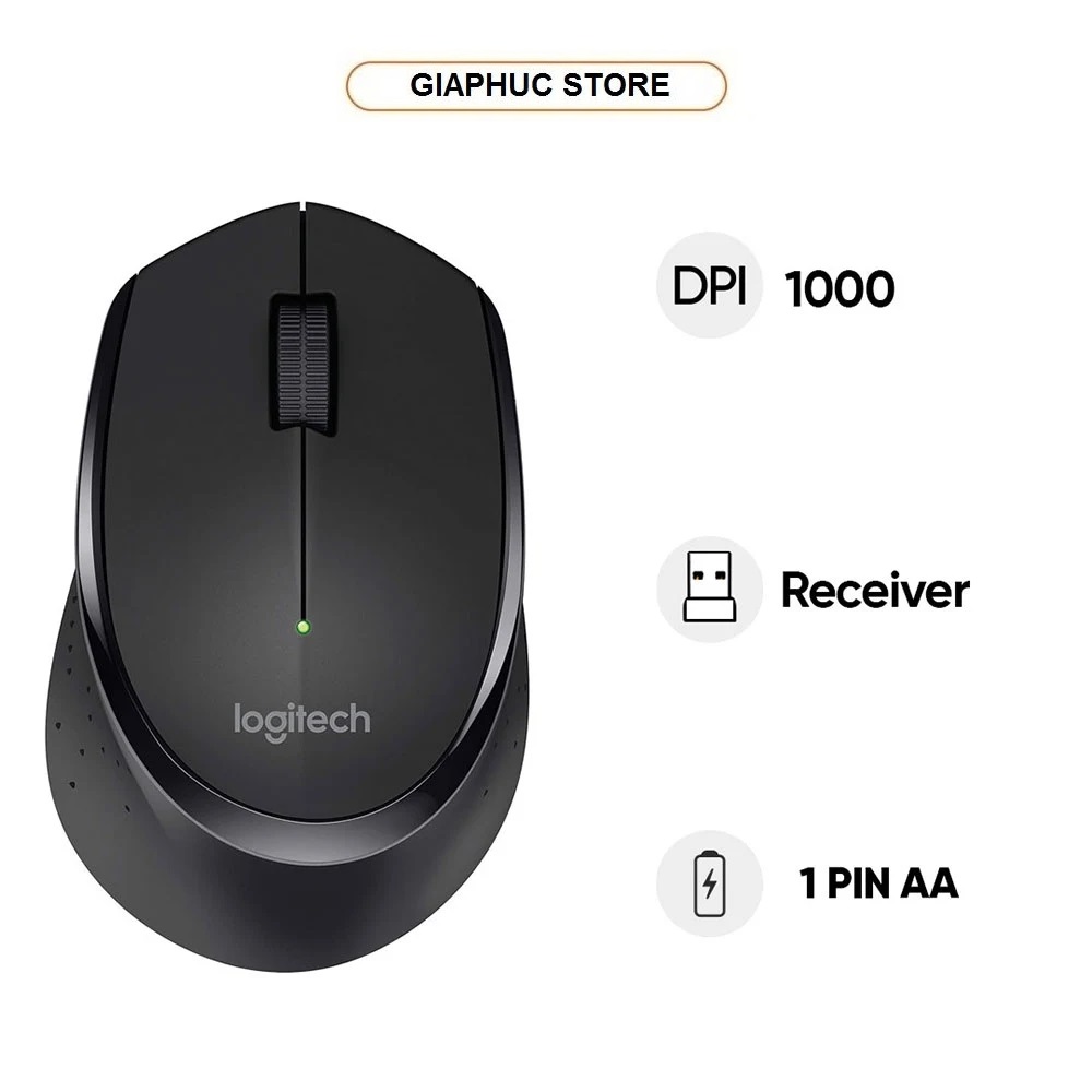 Chuột Không dây Logitech M275 - Hàng Chính Hãng