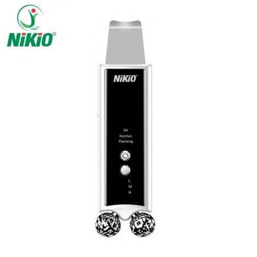 Máy Sủi Da Tẩy Tế Bào Chết Nikio NK-122 (2in1)- Massage Nâng Cơ Mặt Hỗ Trợ Tạo Hình Vline, Xóa Nhăn, Chống Lão Hóa, Săn Chắc Da, Làm Sạch Da Chuyên Nghiệp