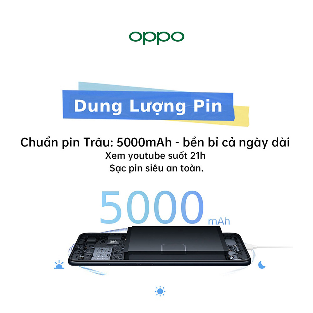 Điện Thoại Oppo A16 (4GB/64G) - Hàng Chính Hãng