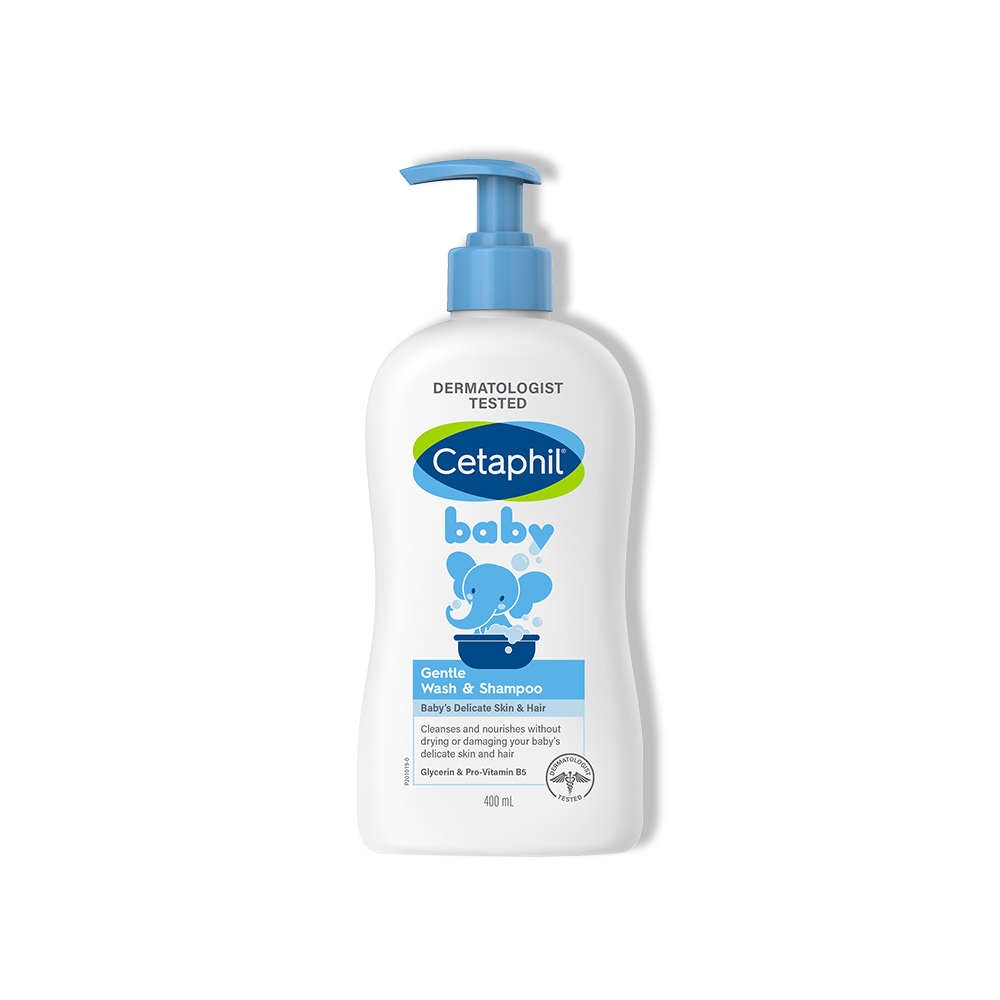 Sữa tắm gội dịu lành cho bé Cetaphil Baby Gentle Wash & Shampoo 400ml