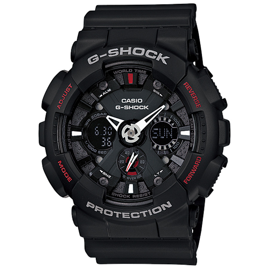 Đồng hồ nam dây nhựa Casio G-Shock chính hãng GA-120-1ADR