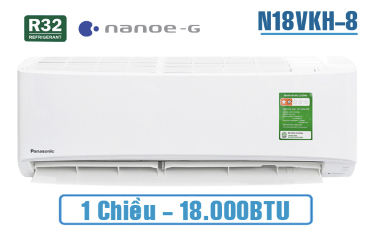 Điều hòa Panasonic 18000BTU N18WKH-8(1 chiều) - Chỉ giao Hà Nội