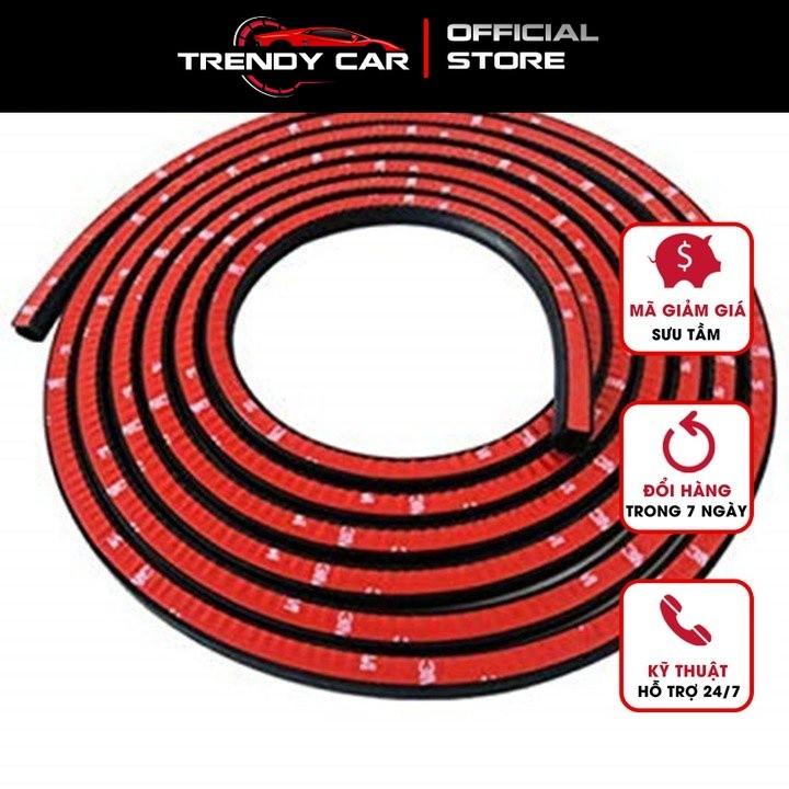 Combo 10 mét gioăng chống ồn ô tô, ron cửa cao su nẹp cửa chống ồn chữ D, P, Z, B dán cửa, nắp cốp giá tốt