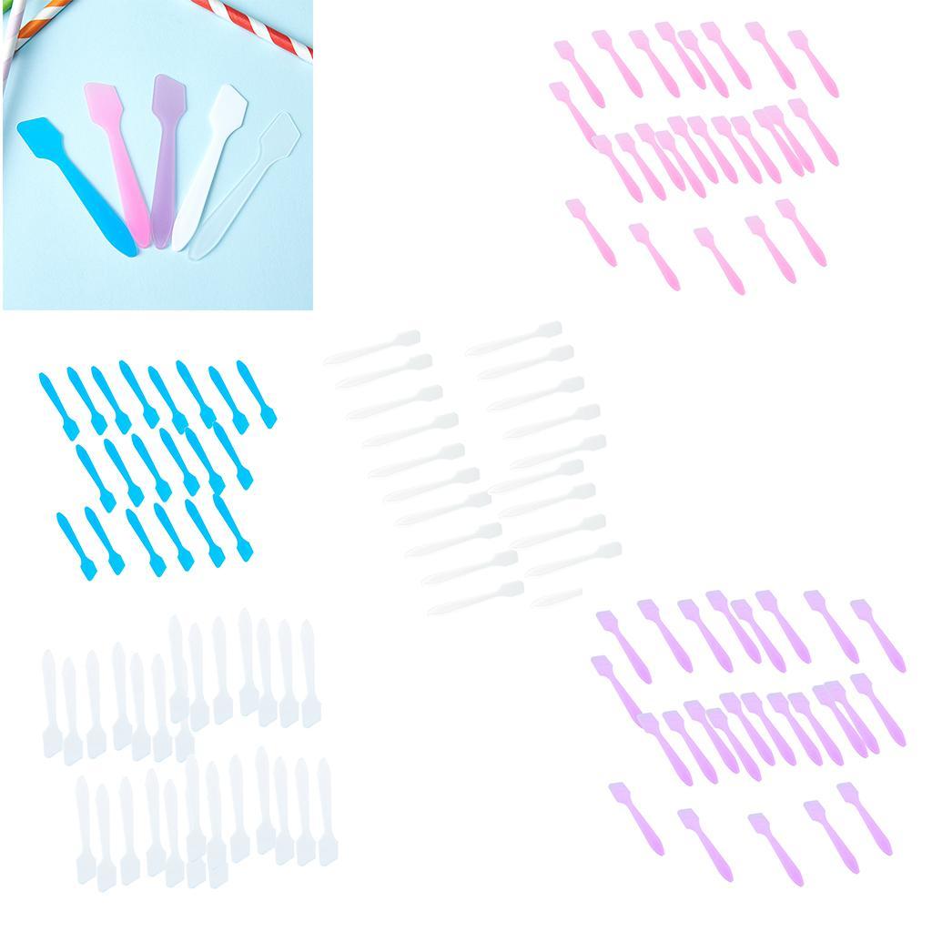100Pcs Facial Cream  Spoon Cosmetic Spatula  Tool