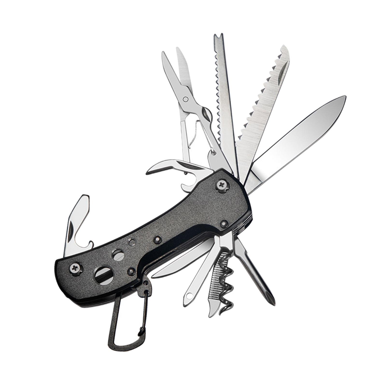 Pocket Multitool Pliers Saw Foldable for Survival Hiking Outdoor