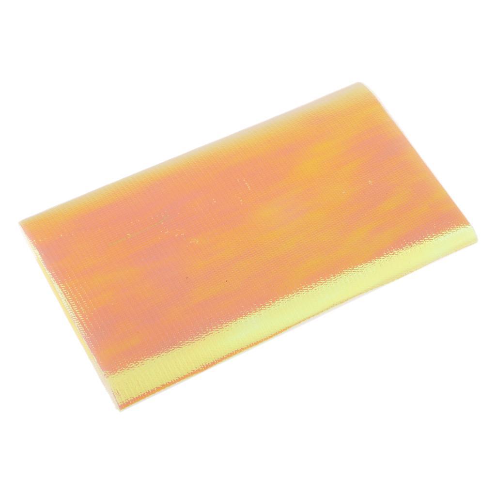 2-4pack DIY Fishing Lure Tape Reflective Flash Tape Fly Tying Materials Yellow