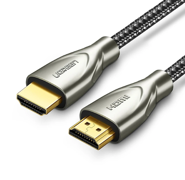 Cáp HDMI 2.0 Carbon chuẩn 4K@60MHz mạ vàng cao cấp dài 5m UGREEN 50110 - Hàng Chính Hãng
