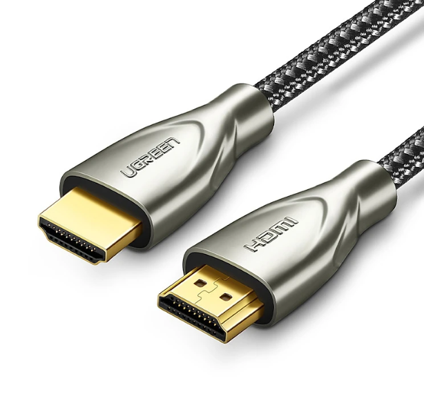 Cáp HDMI 2.0 Carbon chuẩn 4K@60MHz mạ vàng cao cấp dài 1.5m UGREEN 50107 - Hàng Chính Hãng