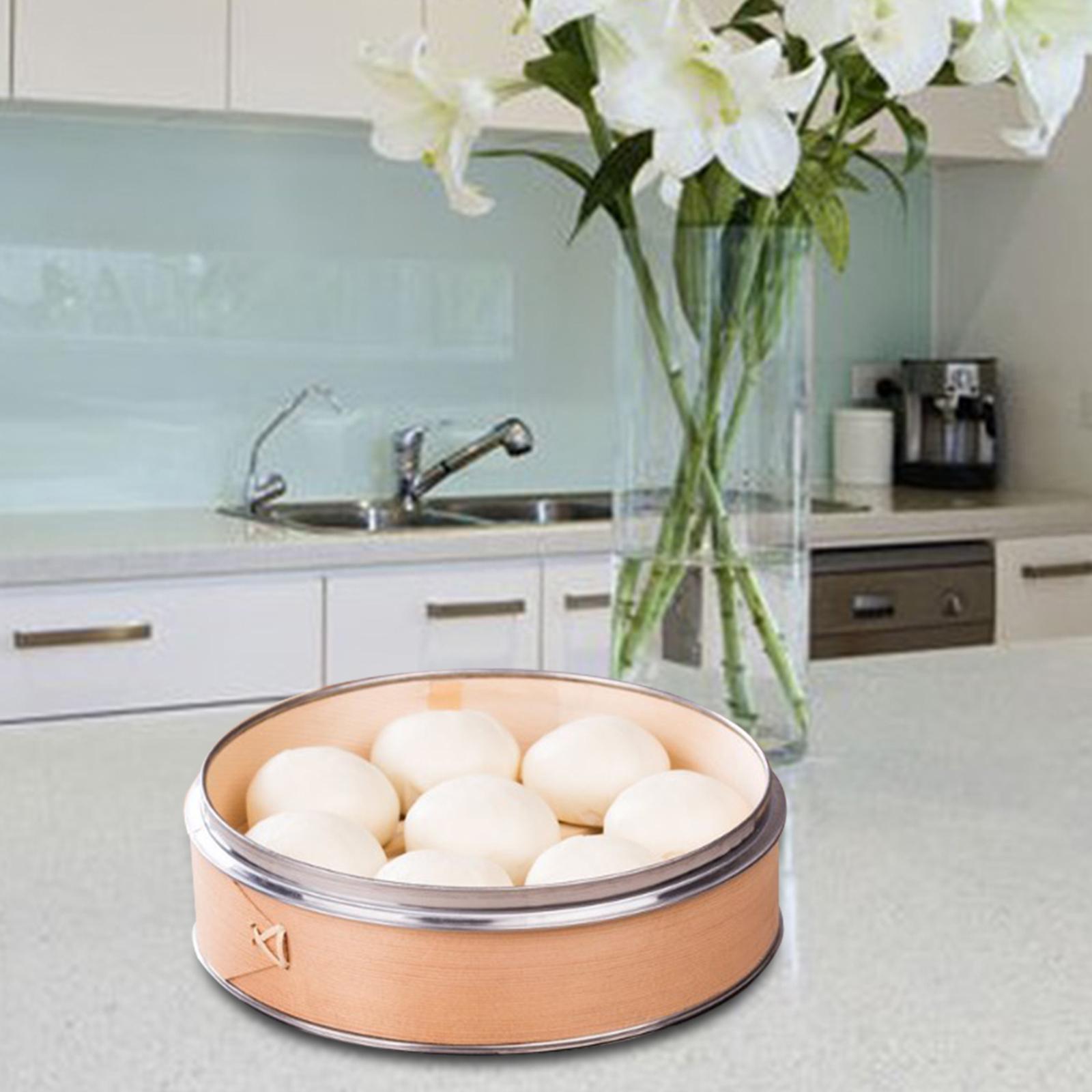Steamers Round Multifunction Stainless Steel Edging Cookware for Buns Baking Dumpling