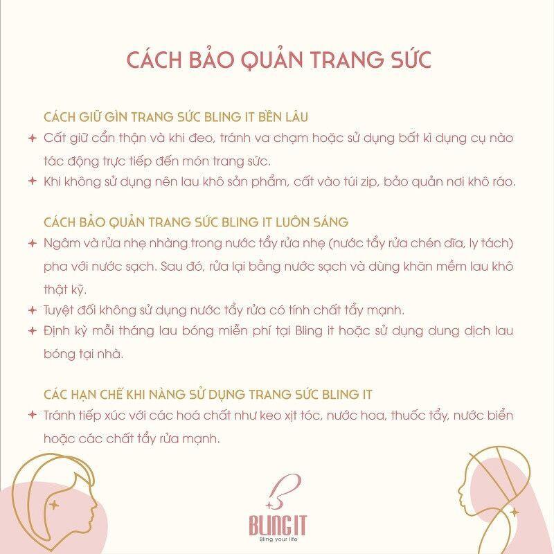 Vòng cổ Bling it chữ V đính đá hạt rơi BIVC224