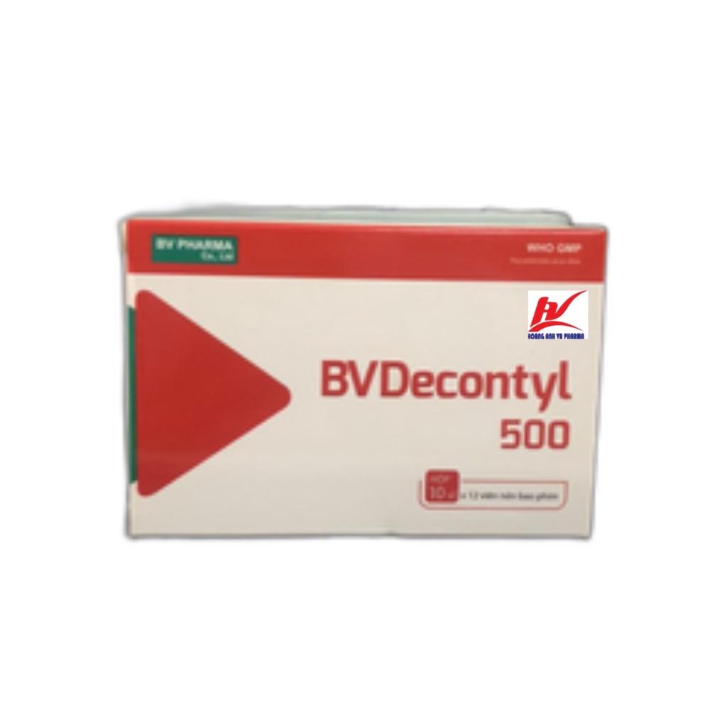 BVDECONTYL 250 &amp; 500 - DECONTYL 250 &amp; DECONTYL 500 - HỖ TRỢ VIÊM KHỚP, THOÁI HOÁ KHỚP, ĐAU NHỨT XƯƠNG KHỚP