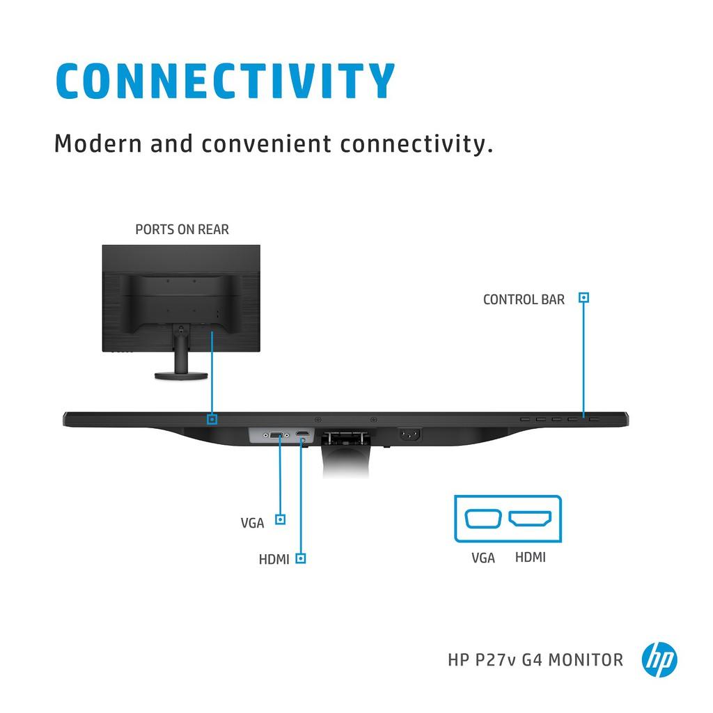 Màn hình HP P27v G4 9TT20AA 27 inch FHD | IPS |5ms |VGA,HDMI | - Hàng Chính Hãng