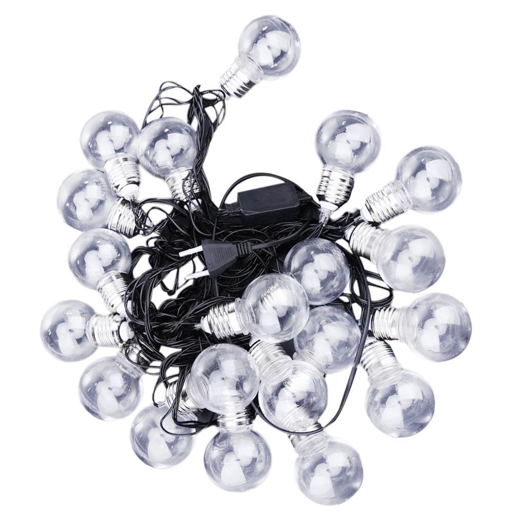20Led Globe Ball Bulb Fairy String Light Home Garden Decor Warm White 220V