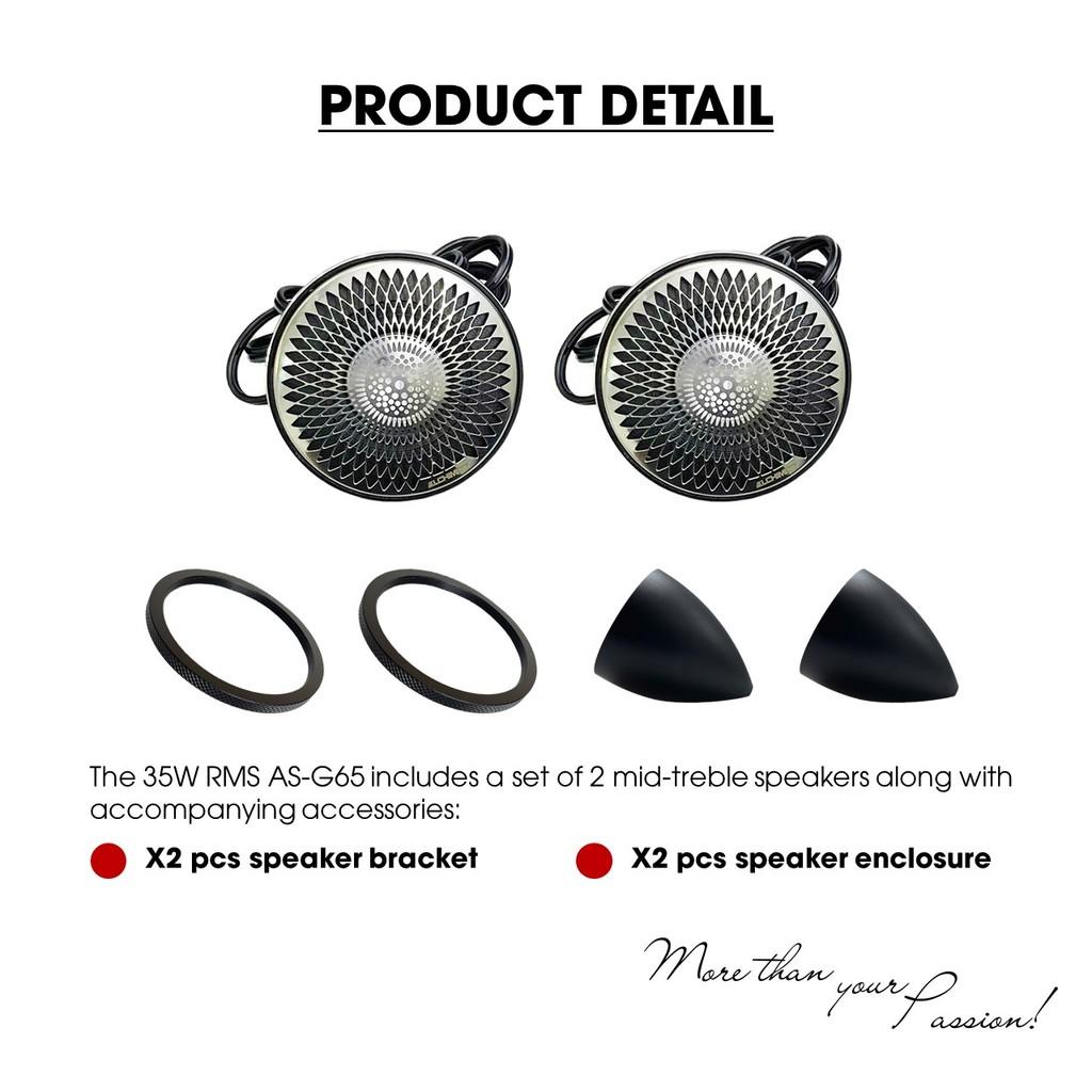 Alchimist AS-M26 – Bộ Loa Mid-Treble HiFi Cao Cấp Cho Hệ Thống 3-Way Ô Tô