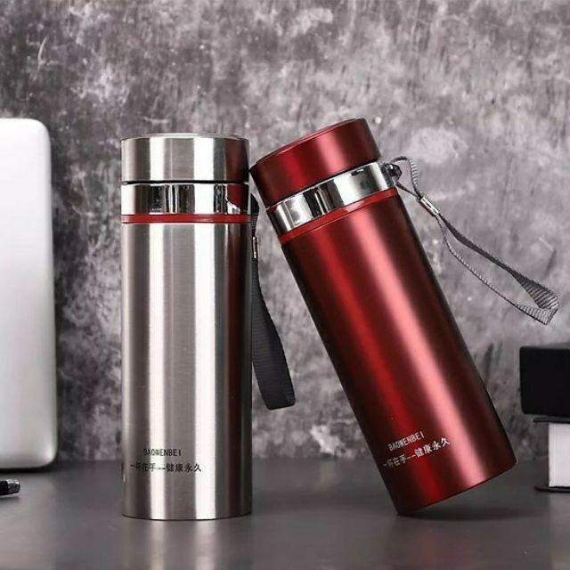 Bình giữ nhiệt inox xịn xò 1000ml có nắp lọc trà