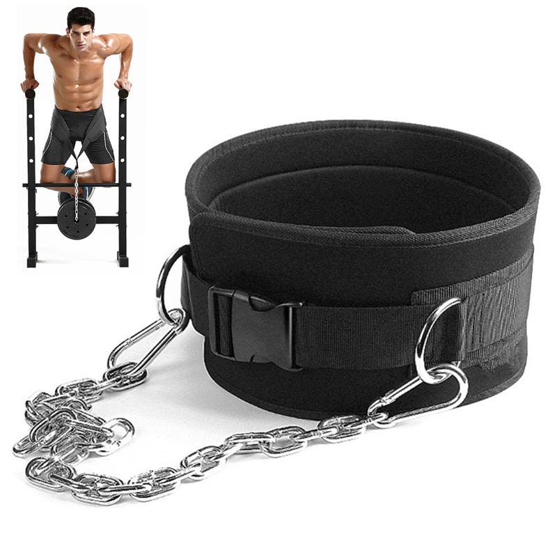 Đai Lưng Đeo Bụng Treo Tạ Dip Belt with Chain Hỗ Trợ Tăng Trọng Lượng Cho Các Bài Pull Up, Squat