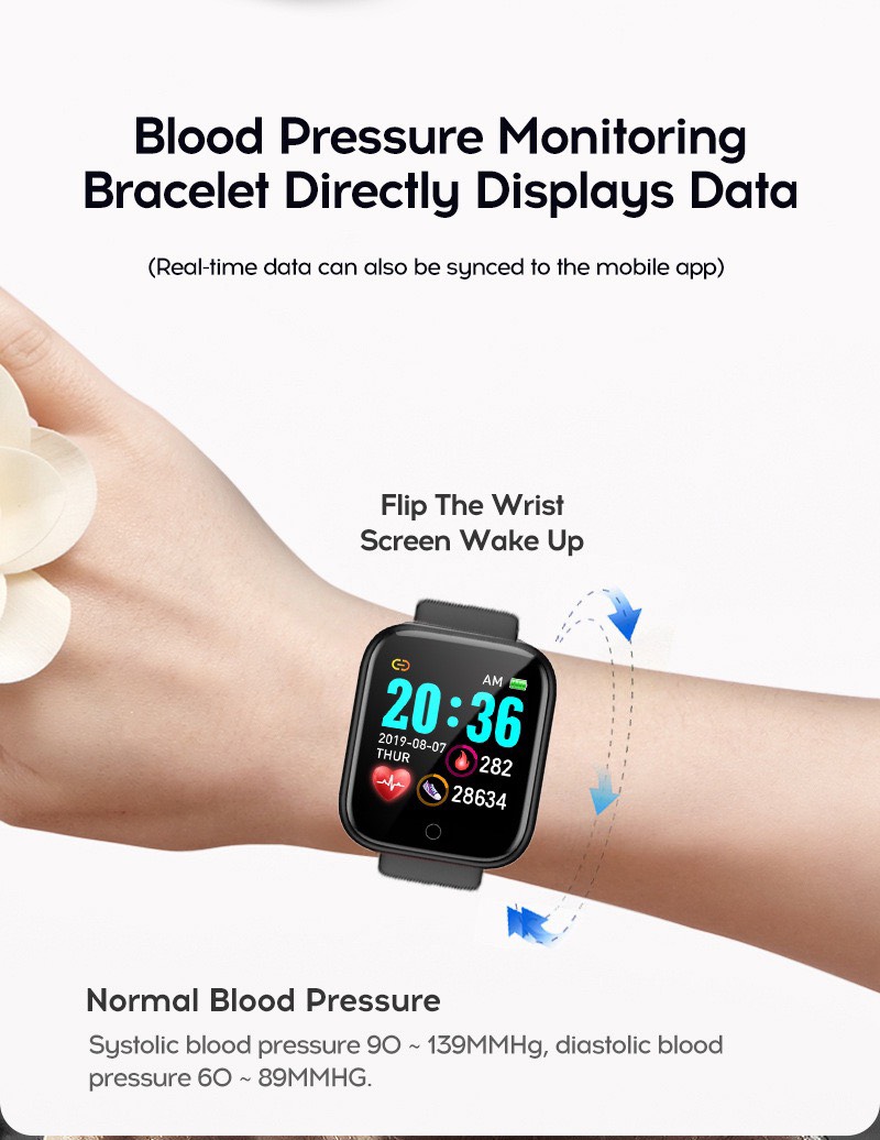 Đồng Hồ Smartwatch Theo Dõi Sức Khỏe Kết Nối Điện Thoại Công Nghệ Cảm Ứng Mượt Mà DHY68