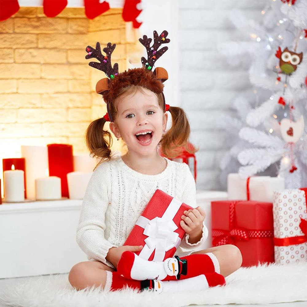 2pcs Antlers, Trang sức tóc Giáng sinh, tóc Antlews, đã sẵn sàng với, băng đô tuần lộc Giáng sinh, Giáng sinh thánh, antlead tuần lộc, trang sức Giáng sinh, đồ trang trí Giáng sinh