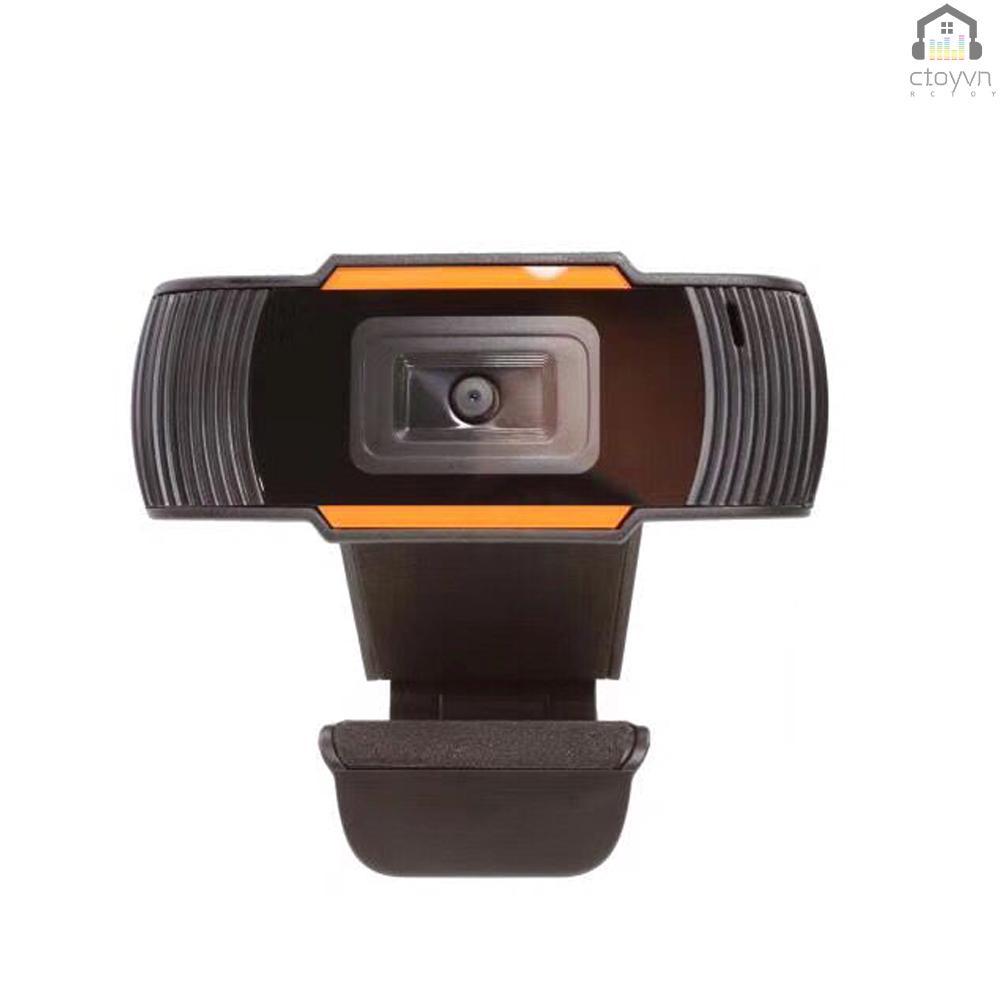 Webcam C3 720P cổng USB độ phân giải cao kèm micro hỗ trợ phát sóng trực tuyến