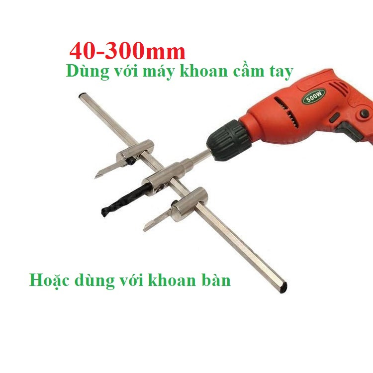 Khoét lỗ đường kính [40-300mm] lưỡi khoét vonfram cacbua sắc bén và bền bỉ