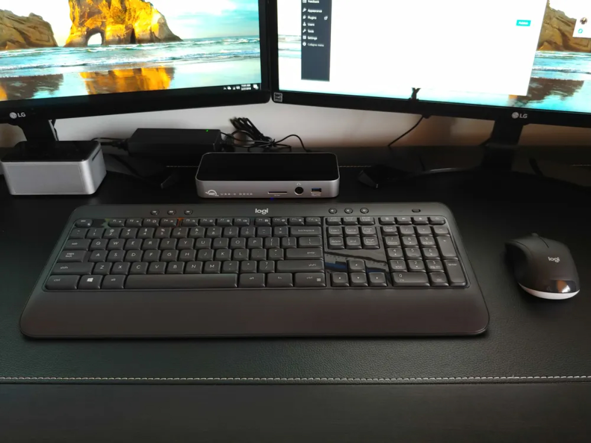 Bộ Combo Chuột Bàn Phím Không Dây Logitech MK540 Advanced 2.4G Wireless Keyboard 1600DPI - Hàng Chính Hãng