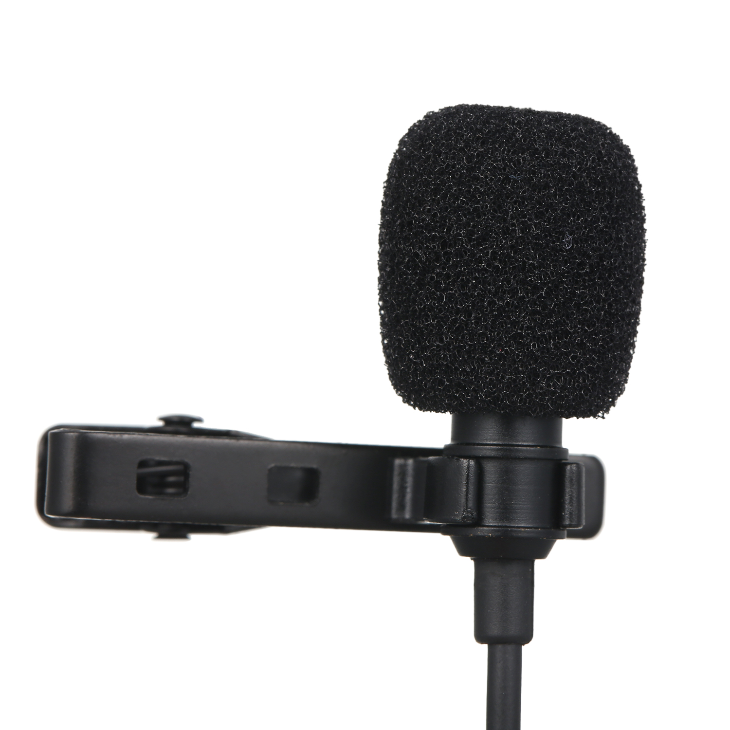 Micrô Mini Collar 1.5m Giắc Cắm 3.5mm Có Dây Kẹp Ve Áo Với Túi Đựng Cáp Chuyển Đổi Âm Thanh