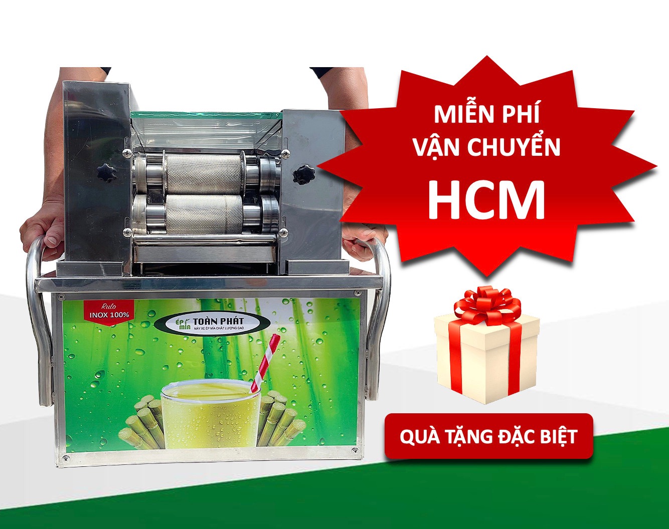 Máy ép mía siêu sạch chất lượng cao nhỏ gọn Toàn Phát (TP-M1)