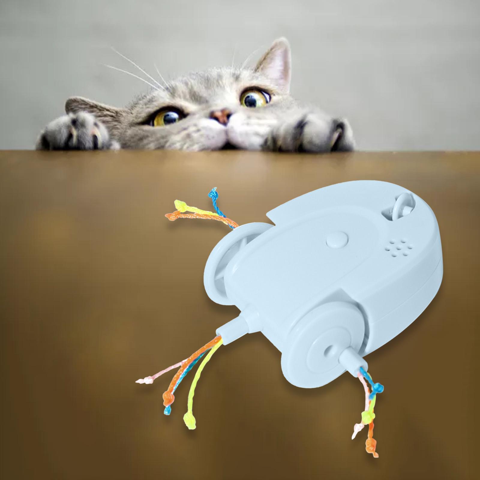 Automatic Cat Toys Interactive Cat Feather Toys, Pet Exercise Toys, Electric Cat Toys for Indoor Cats Kitten with Feather