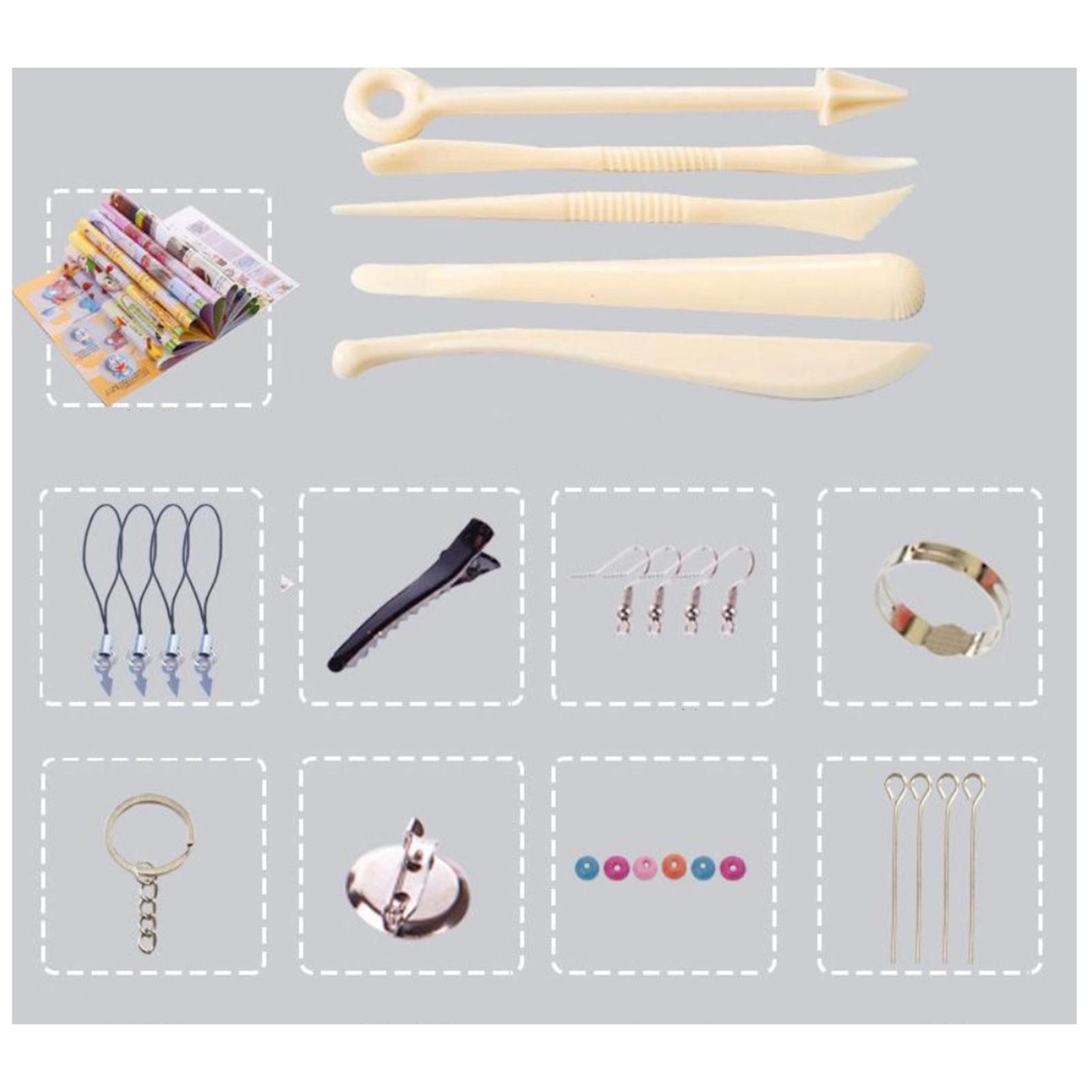Set 24 Màu Đất Sét Polymer Khối Nhỏ Diy An Toàn Cho Trẻ Em