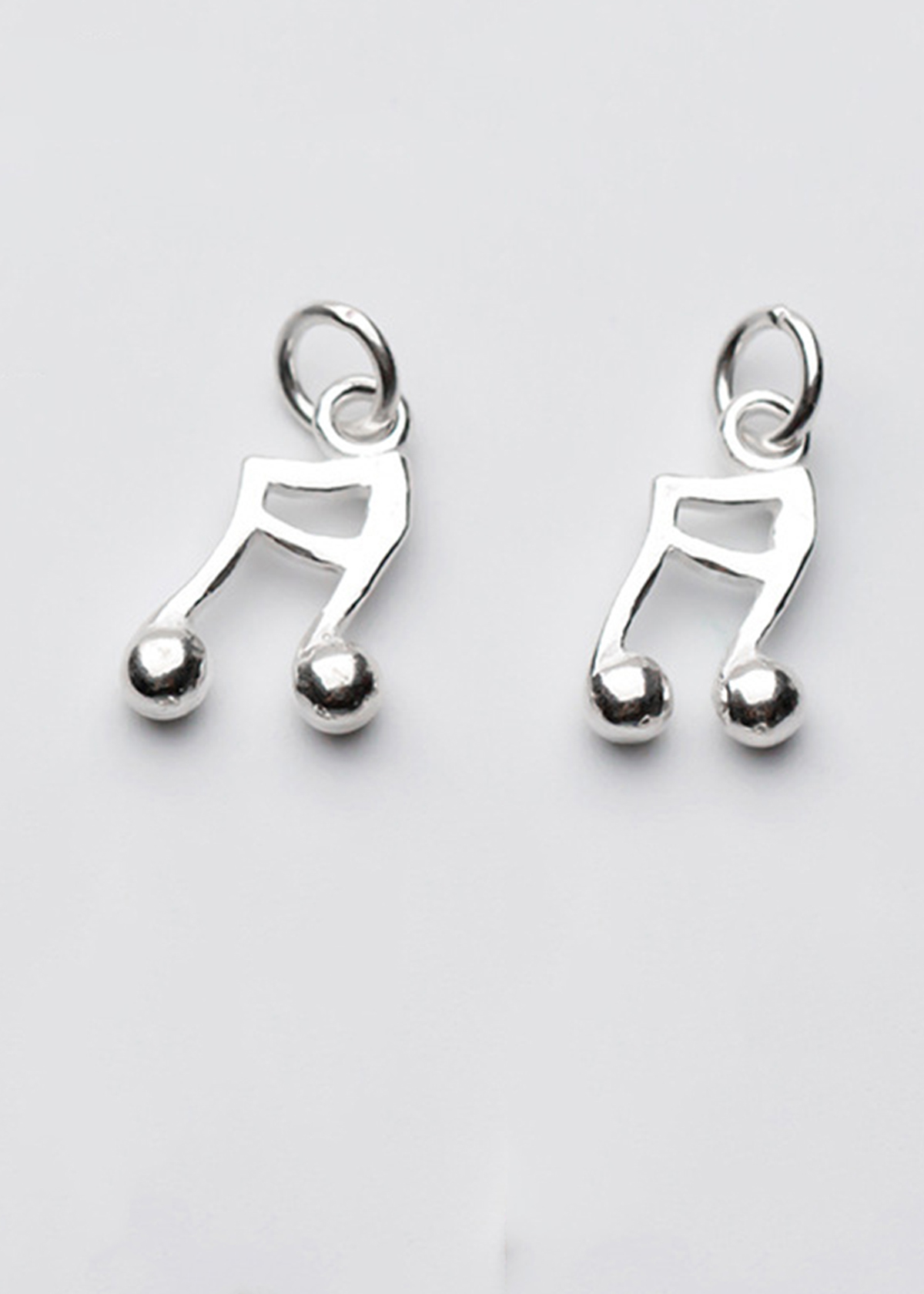 Combo 2 cái charm bạc hình nốt nhạc mặt treo - Ngọc Quý Gemstones