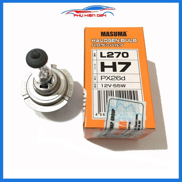 Bóng đèn ô tô xe hơi Masuma H7 12V-55W Japan